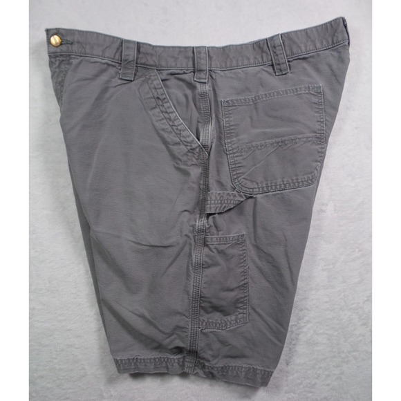 Carhartt Shorts Mens Size 40 Gray Fatigue Cotton Canvas Work Utility Pockets - Picture 8 of 14